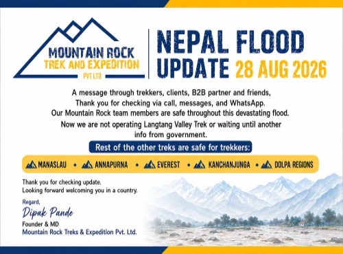 Nepal trekking routes are safe after the flood in August?