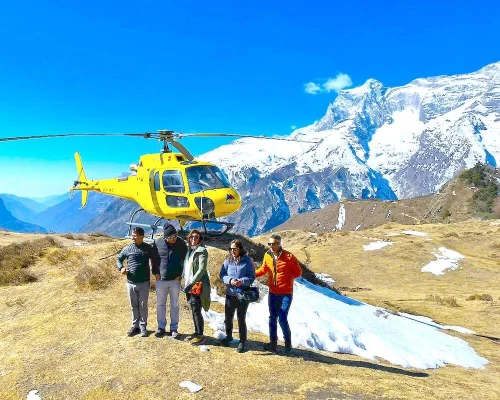 Landing Helicopter Tour