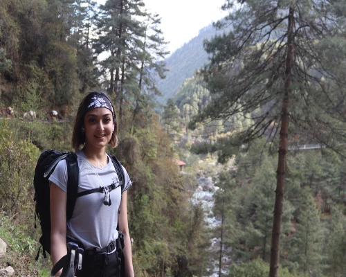 Trekkers Enjoying In Hike