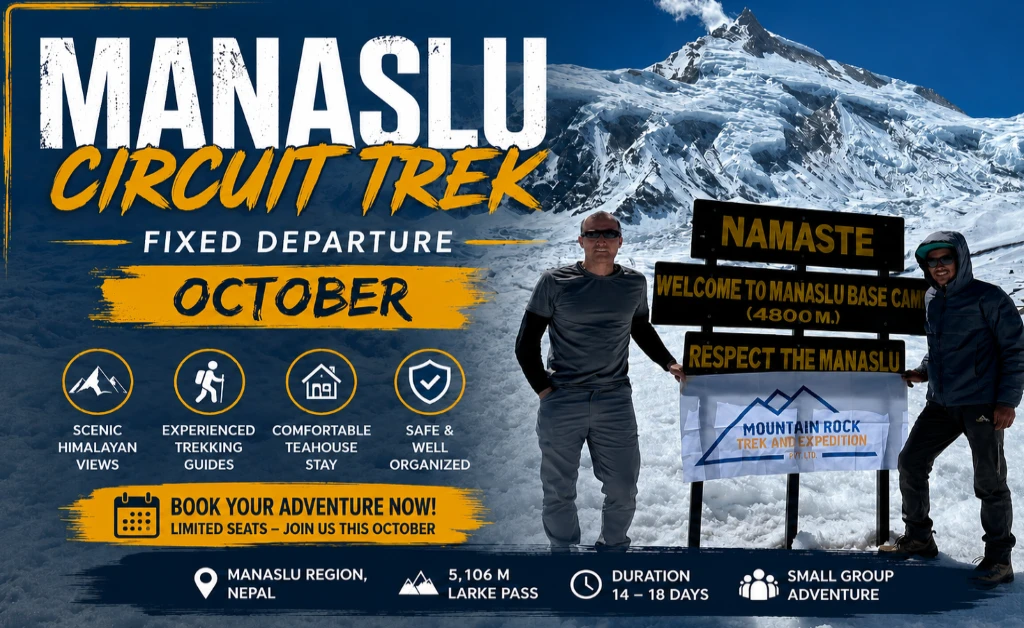 Manaslu Circuit Trek 15 Days - All inclusive