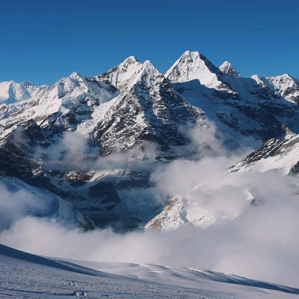 Stunning View from Mera Peak Route