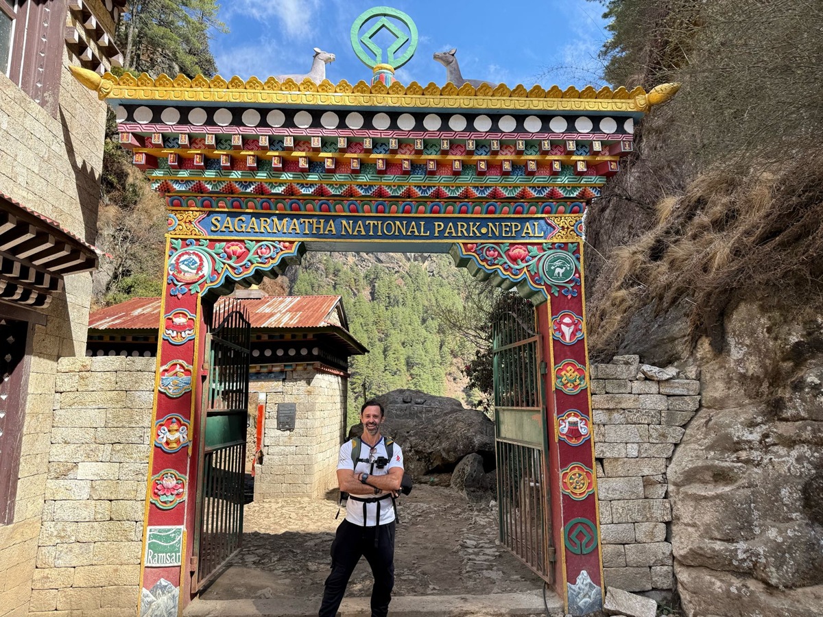 Sagarmatha National Park Gate