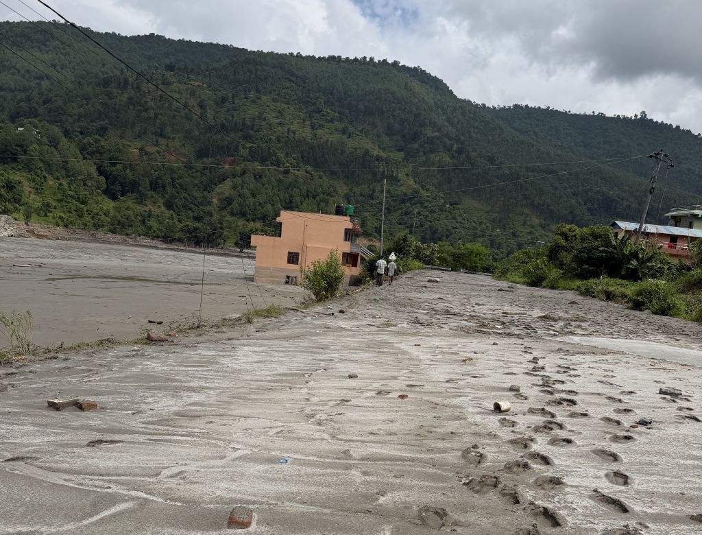 Flood in nepal