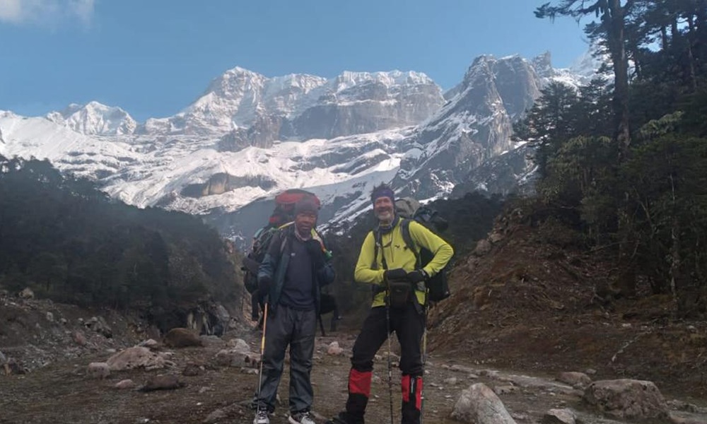 Mountain Rock Treks Team on Makalu Base Camp Trail