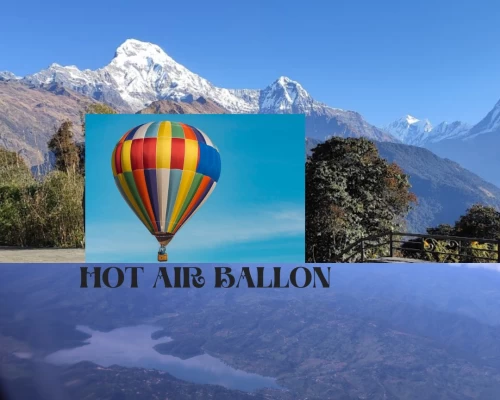 Hot Air Ballon In Nepal