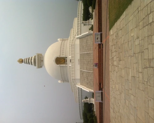 Japanese Stupa In Lumbini