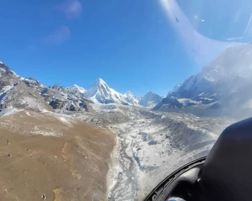 Khumbu Glacier From Helicopter