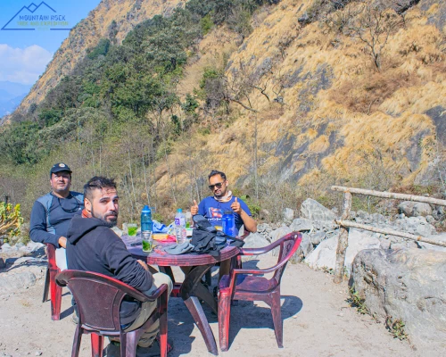 Tea Break Along A Trek