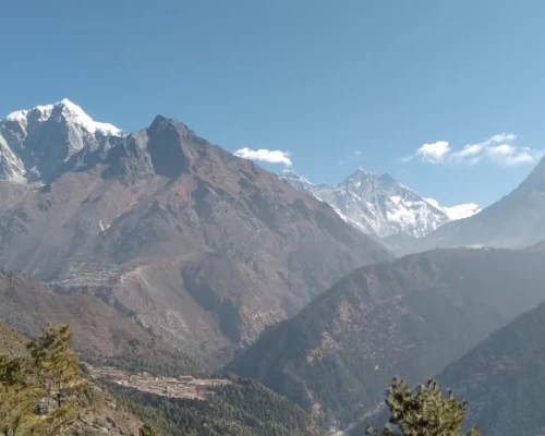 View From Everest View Hotel